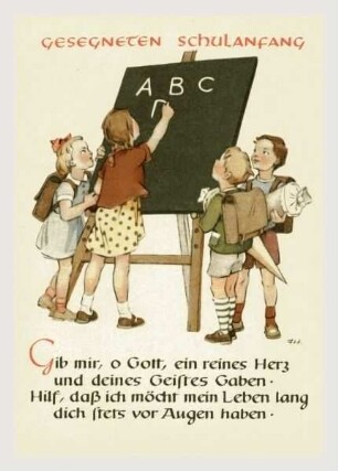 Gesegneten Schulanfang