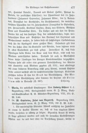 477-480 [Rezension] Kösters, Ludwig, Maria - die unbefleckt Empfangene
