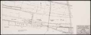 Südschleuse, Mainz-Kostheim Schinkelwettbewerb 1987: Lageplan Staustufe Kostheim 1:2500
