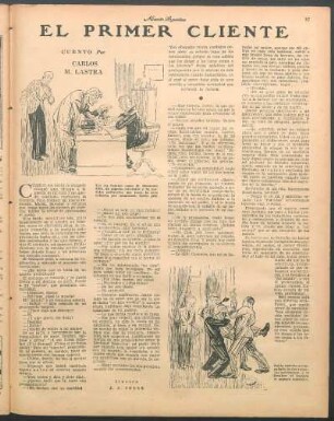El primer cliente : Cuento por Carlos M. Lastra