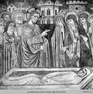 Freskenzyklus mit biblischen Szenen : Erweckung des Lazarus