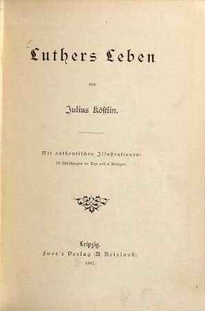 Luthers Leben