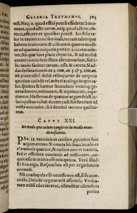 Caput XXI. - Caput XXVI.