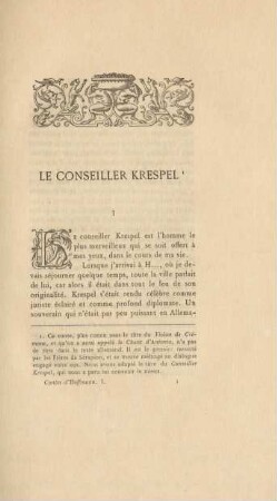 Le conseiller Krespel