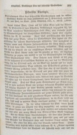 201-208 Historische Theologie