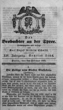 6. Stück, 5. Februar 1855