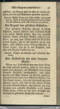 Wie Kalbfleisch zuzurichten