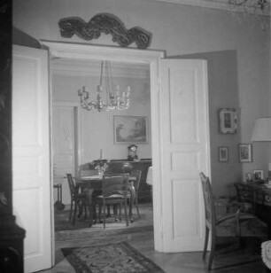 Raumaufnahmen in einer Wohnung mit Zahnarztpraxis in Dresden-Weißer Hirsch