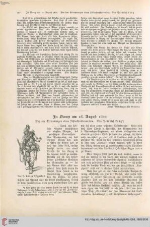 4: In Nancy am 16. August 1870 : aus den Erinnerungen eines Schlachtenbummlers