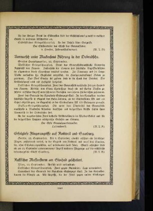 Vormarsch unter Mackensens Führung in der Dobrudscha.