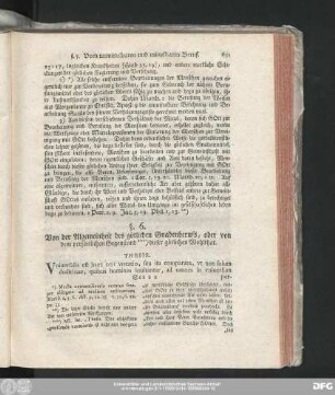 §. 6. Von der Algemeinheit des götlichen Gnadenberufs, oder von dem persönlichen Gegenstand dieser götlichen Wohlthat.