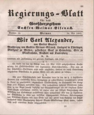 Nr. 16 : 24. Mai 1862