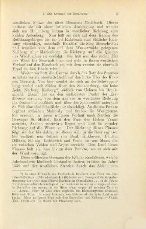 Die Erzdiöcese Köln bis zur französischen Staatsumwälzung, 1