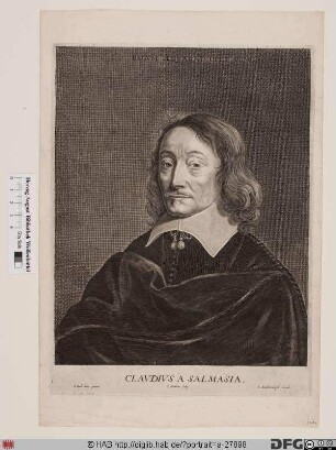 Bildnis Claude de Saumaise (lat. Claudius Salmasius)