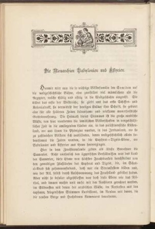 Die Monarchien Babylonien und Assyrien.