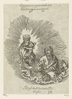 Maria erscheint Johannes