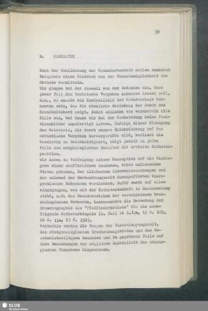 D. Kasuistik