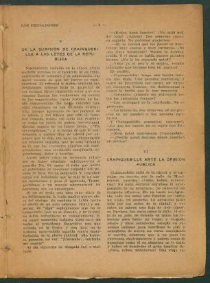 VI - Crainquebille ante la opinión pública