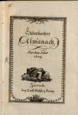 Helvetischer Almanach. 1809