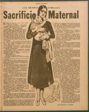 Sacrificio maternal : Los dramas humildes