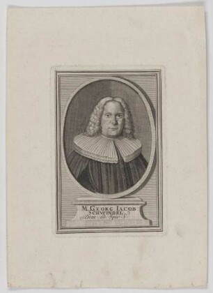 Bildnis des Georg Iacob Schwindel