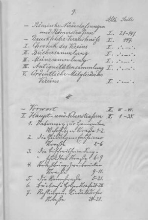 Römische Niederlassungen und Römerstrassen