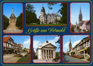 Postkarte: Grüße aus Detmold