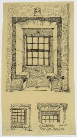 Paço das subripas zu Coimbra, Fensternischen