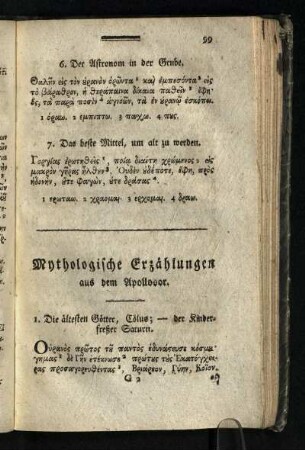 Mythologische Erzaehlungen aus dem Apollooor