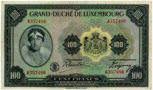 Geldschein, 100 Francs (FRF), 1934?
