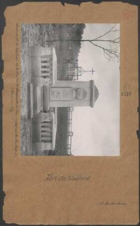 Denkmal für die Gefallenen der 13. Res. Div. bei Chamouille bei Laon, errichtet v.d. Res. San.Komp. 7