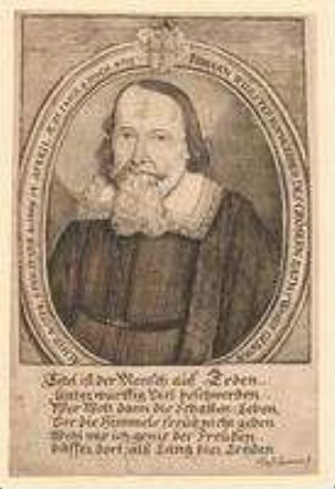 Johann Würster (= Johann/Hans I. Wurster), Rotgerber, des Größern Rats; geb. 6. Februar 1584; gest. 14. April 1669