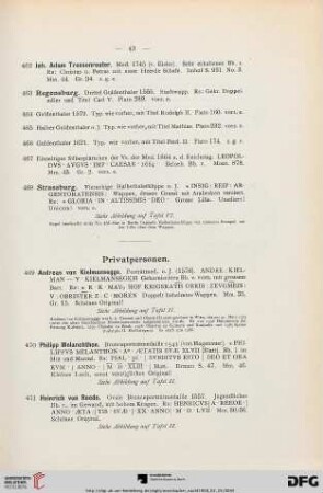 Privatpersonen (Nr. 469-476)