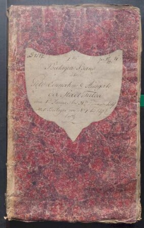 IX A 1 - Alte Stadtrechnungen (1819)