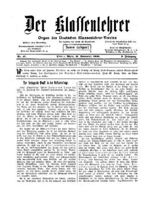 Der springende Punkt in der Rektorenfrage