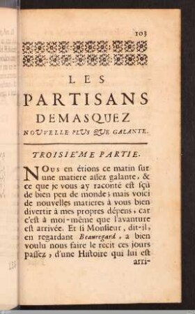 Troisième partie.
