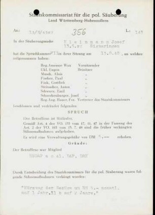 Kleinmann, Josef