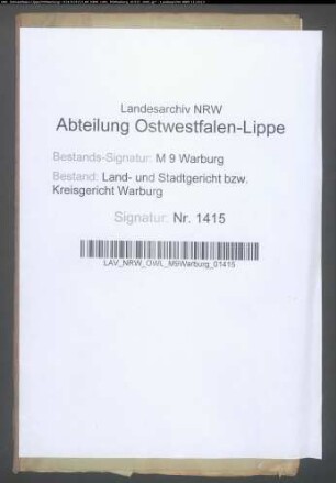 Erblasser: Pieper, Dominicus: