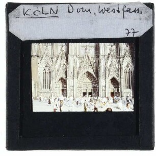 Köln, Dom : Westfassade