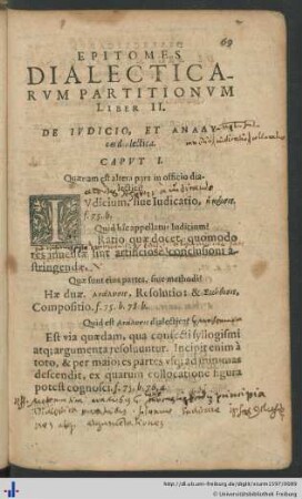 Liber II. De Iudicio