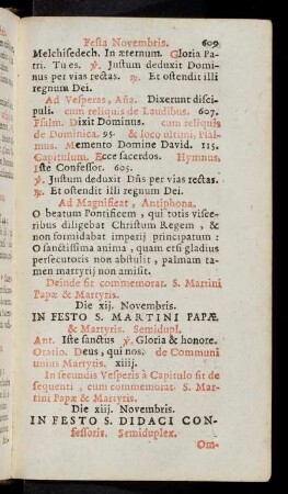609-622, In Festo S. Martini Papae