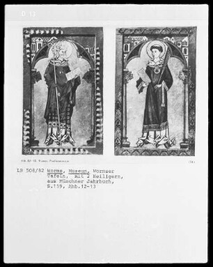 Altarflügel? mit Darstellung von einem Heiligen Bischof und Stephanus