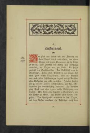 4. Konstantinopel.