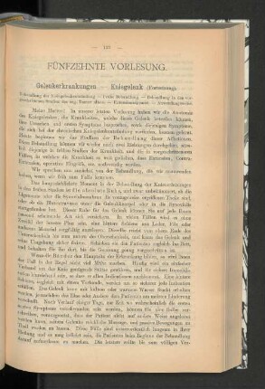 Fünfzehnte Vorlesung.