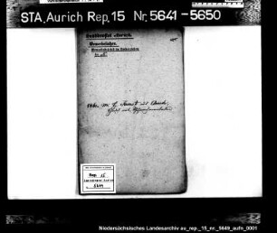 Hausierkonzessionen und -gesuche: M.H. Kunst aus Aurich, Schuhwarenhandel