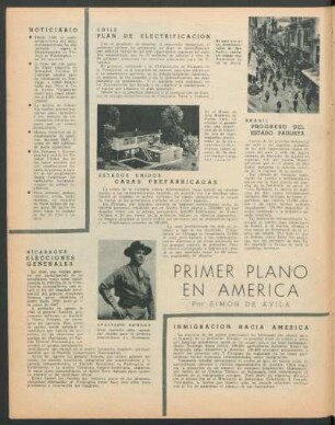 Primer plano en América