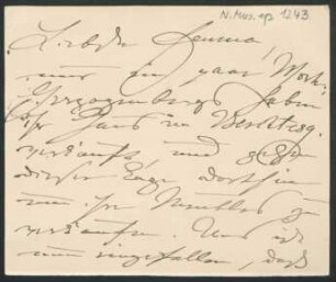 Brief an Emma Preusser : 27.04.1890