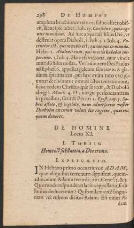 De Homine Locus XI.