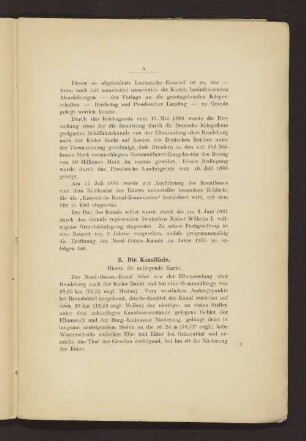 2. Die Kanallinie.