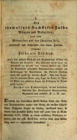 Buchonia : eine Zeitschrift für vaterländische Geschichte, Alterthumskunde, Geographie, Statistik u. Topographie. 3, 3. 1828